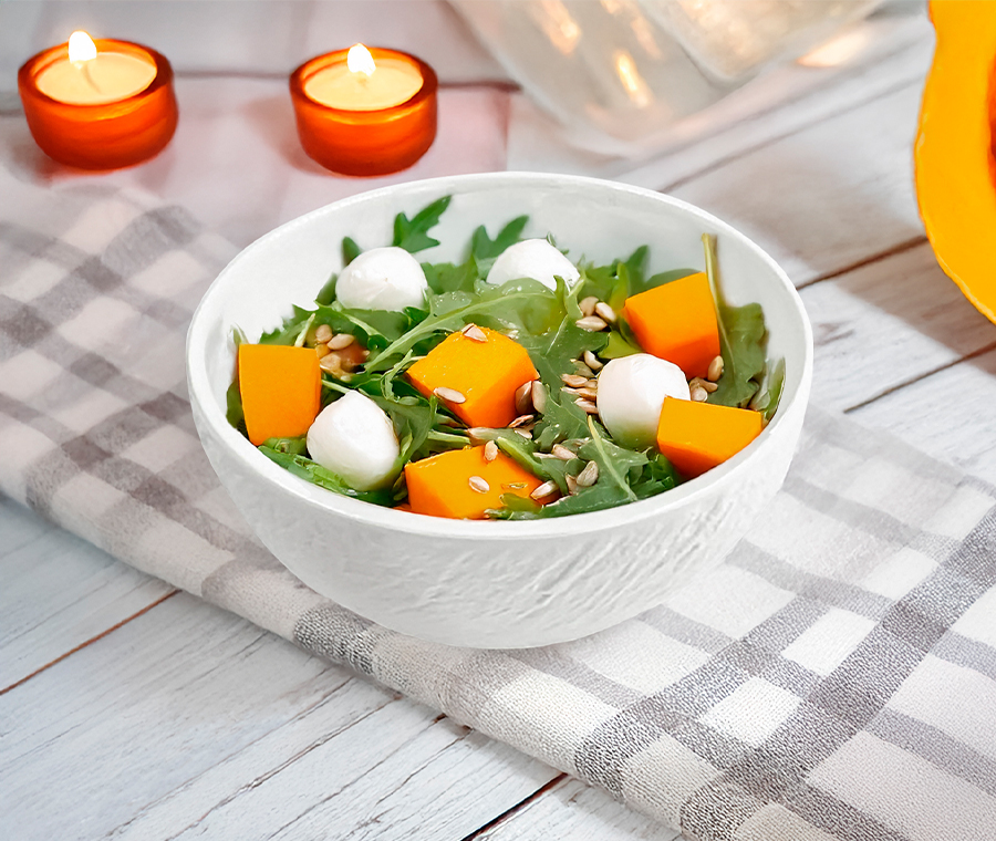 LAVA salad bowl set (small, white, 2 pcs)