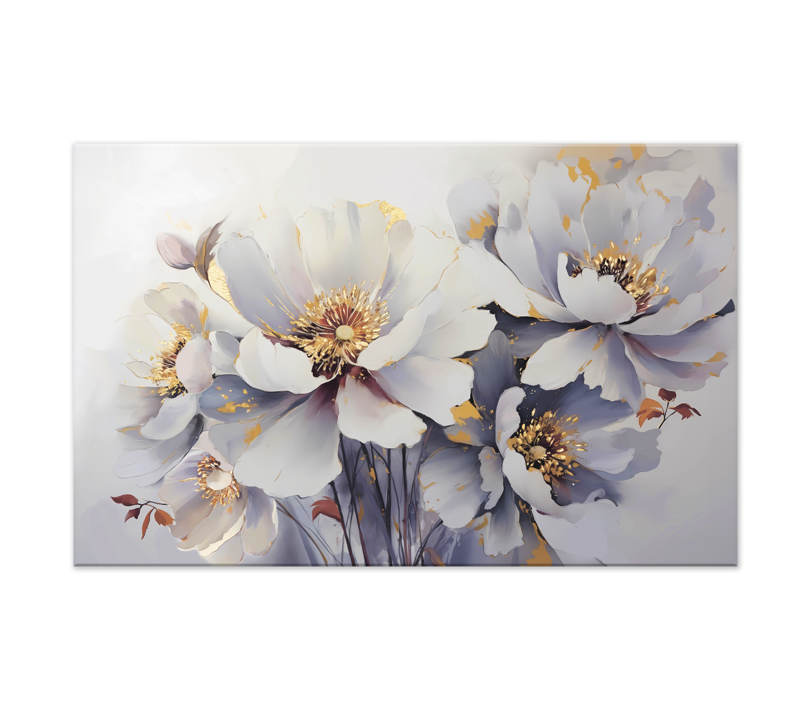 Картина на холсте WHITE FLOWERS арт. 8271012