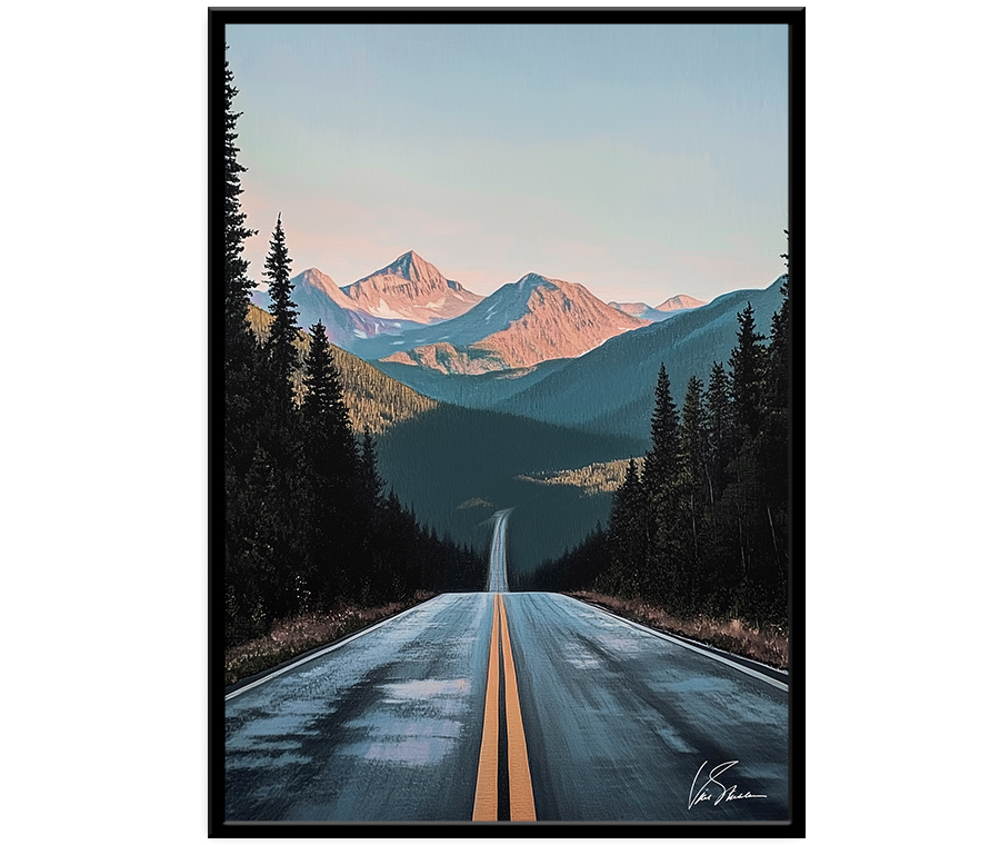 Картина на холсте в раме THE ROAD арт.8257083 - фото 1