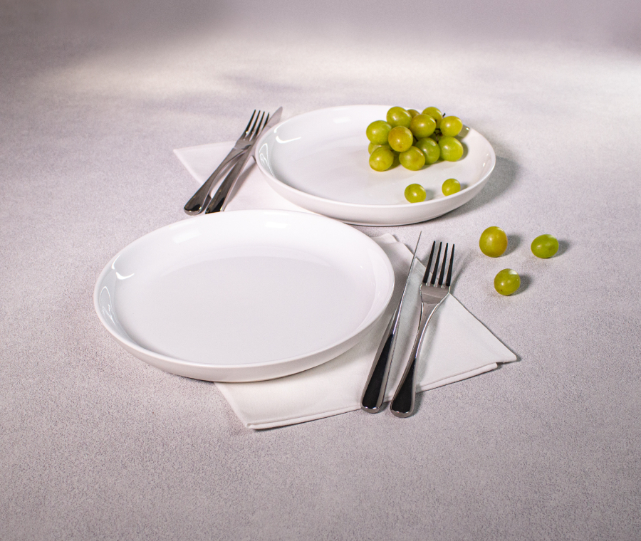 PATIO dinner plates (white)