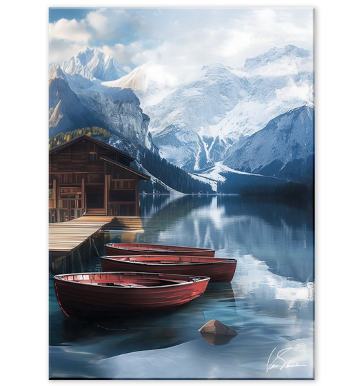 Картина на холсте LAKE арт.8257086 Картина на холсте LAKE арт.8257086