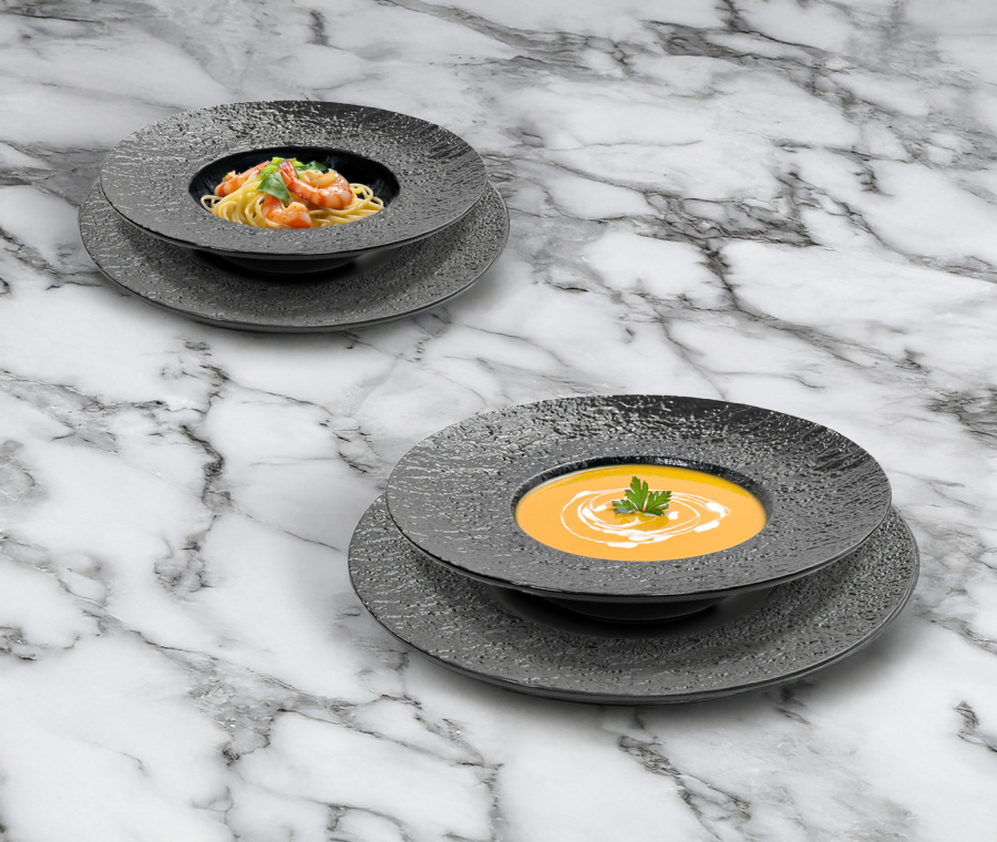 LAVA gift plate set (black)