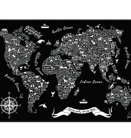 Картина на холсте в раме MAPS арт.8257058 Картина на холсте в раме MAPS арт.8257058