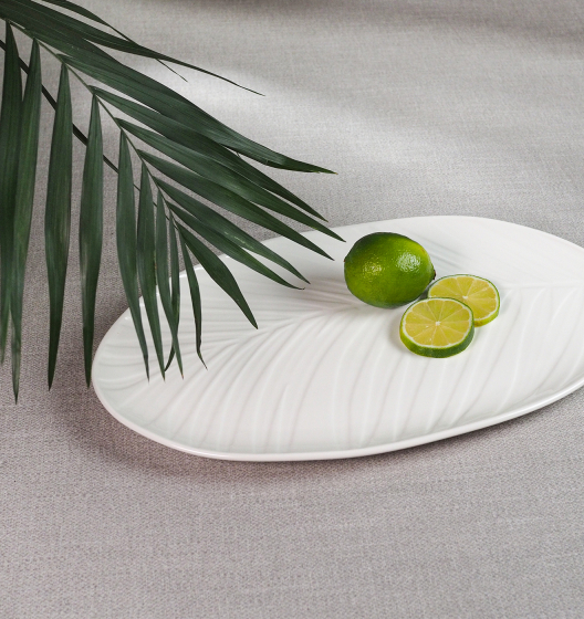 Serving dish BALI (white)