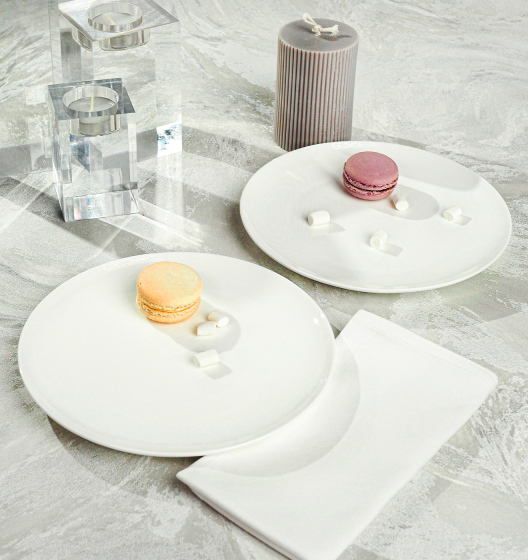 SYMBOL appetizer plates (white)