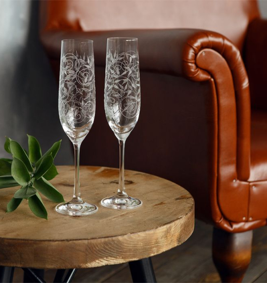 Natura Champagne Glasses Set