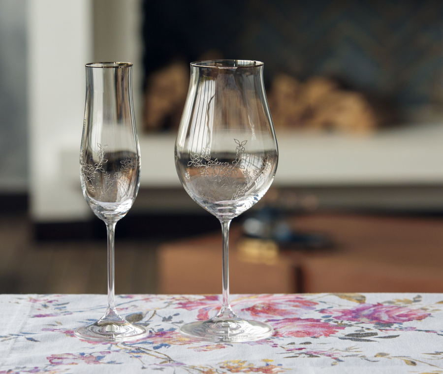 A set of glasses for Paulina champagne A set of glasses for Paulina champagne
