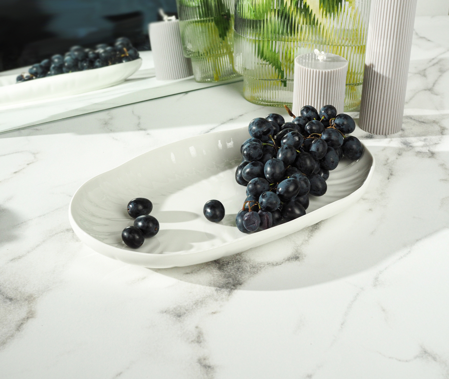 Serving dish LOTUS (white)