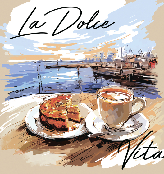 Painting on canvas DOLCE VITA art. 8233028