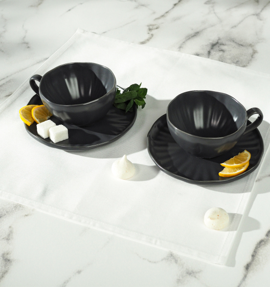 Set of tea pairs LOTUS (black)