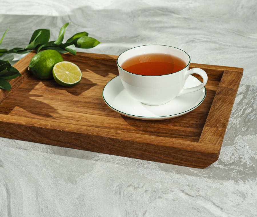 SYMBOL Tea Pair (green edging)
