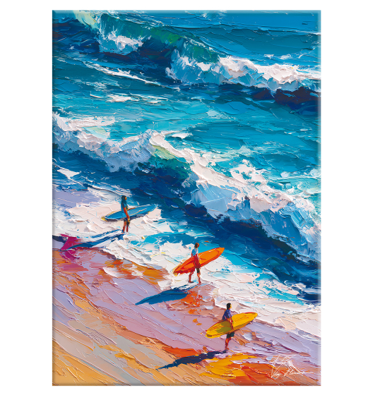 Картина на холсте SURF арт.8257124