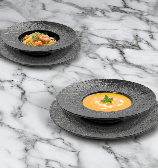 LAVA gift plate set (black)