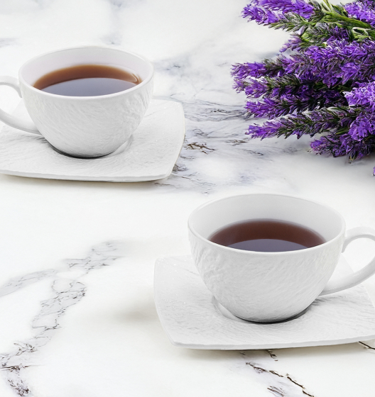 Gift set of tea pairs LAVA (white)