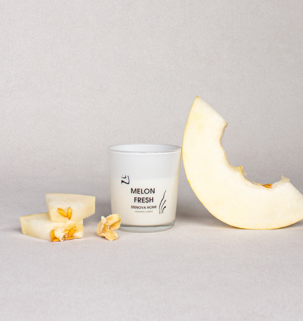 MELON FRESH scented candle