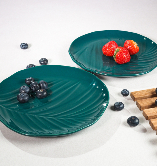 BALI appetizer plate set (green)