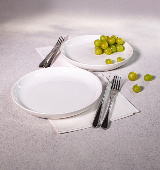 PATIO dinner plates (white)