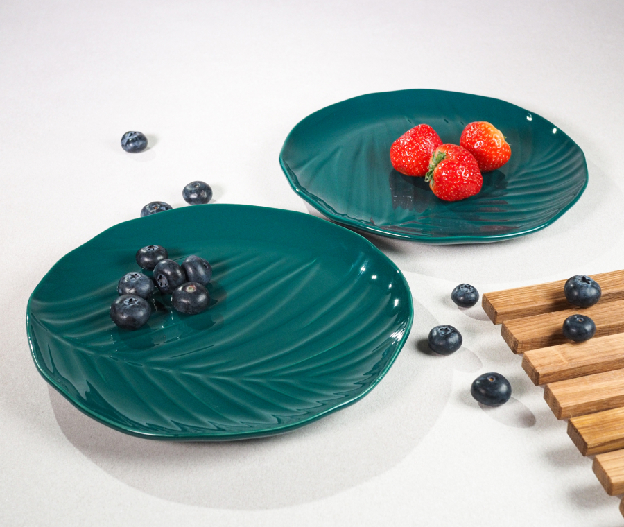 BALI appetizer plate set (green)