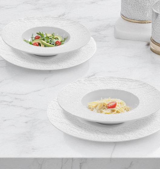 LAVA gift plate set (white)