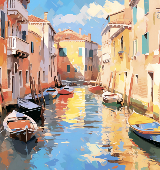 Painting on canvas ITALIAN WEEKEND art. 8233024