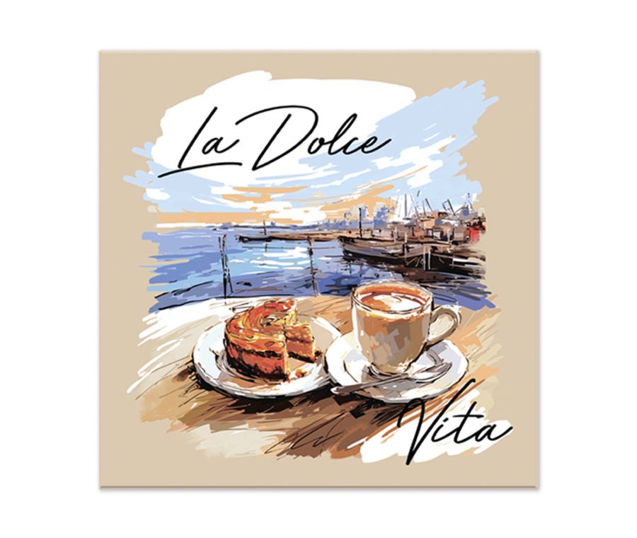 Painting on canvas DOLCE VITA art. 8233028