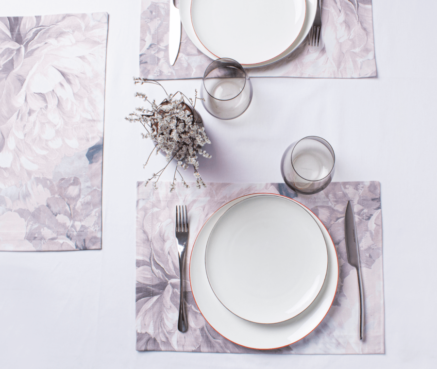 Kamilla Placemat Set (grey)