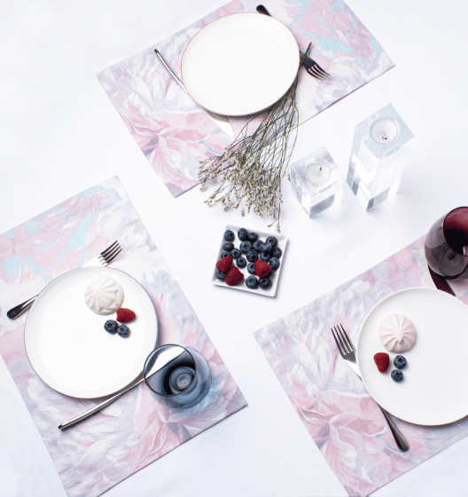 Kamilla Placemat Set (blue)