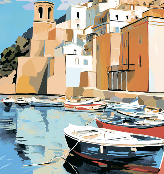 Painting on canvas ITALIAN WEEKEND art. 8245026
