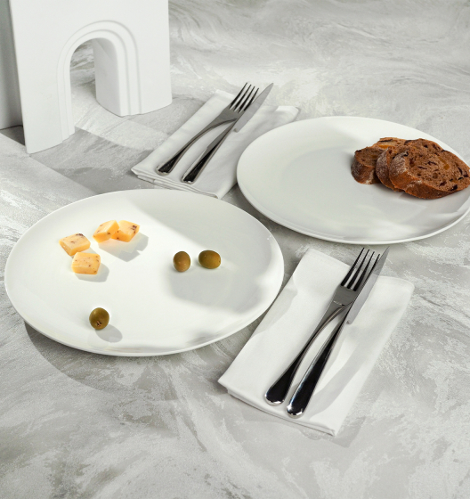 SYMBOL dinner plates (white)