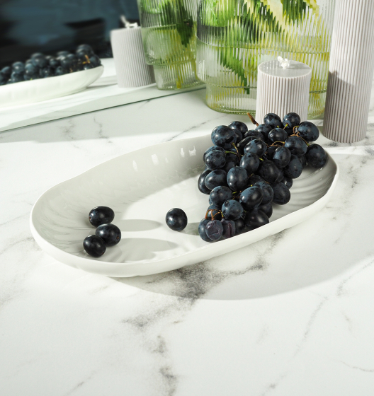Serving dish LOTUS (white)
