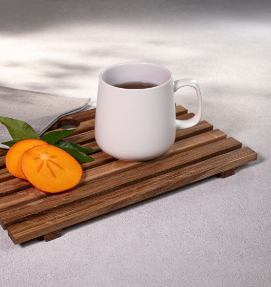 PATIO Collection White Porcelain Mug