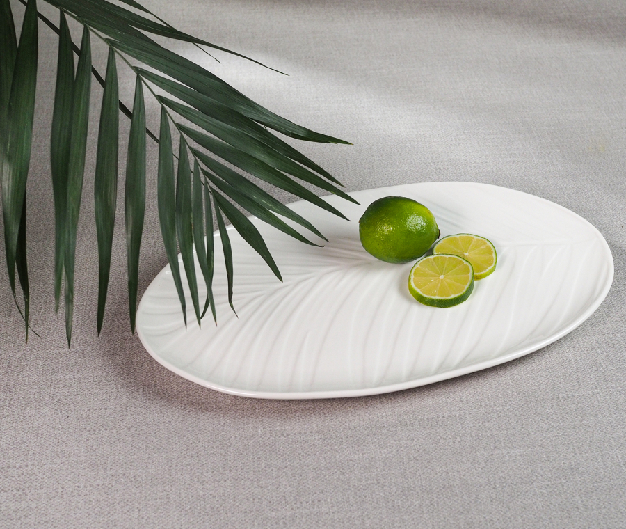 Serving dish BALI (white)