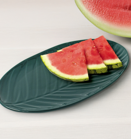 Набор блюд сервировочных BALI (маленькие, зеленые, 2 шт)