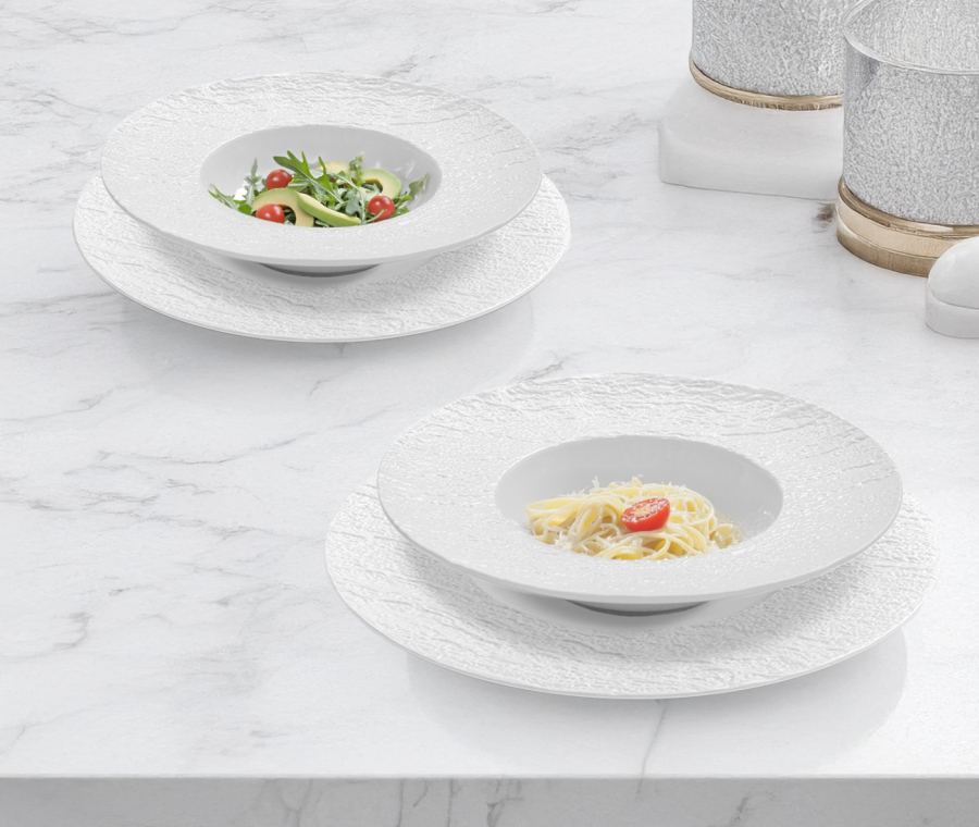 LAVA gift plate set (white)