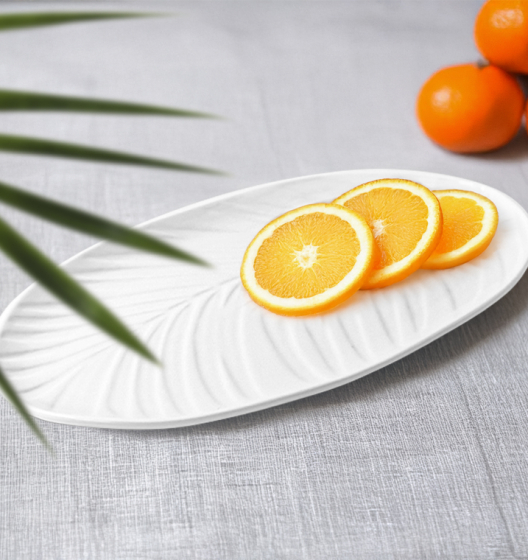 Набор блюд сервировочных BALI (маленькие, белые, 2 шт)